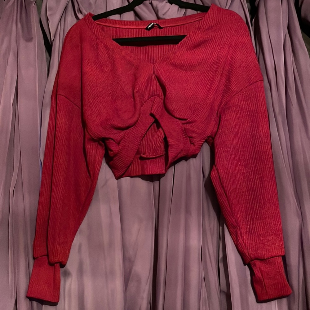 Shein crop top sweater